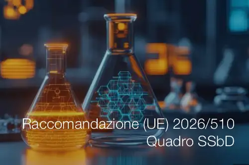 Raccomandazione (UE) 2026/510 della Commissione del 6 marzo 2026 / Quadro SSbD